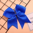 thumbnail image 4 of Alvivi Robe de Cheerleading pour Filles Enfants Tenue Uniforme de Cheerleader avec Pompons Chaussettes Ensemble de Costumes B Bleu 16, 4 of 7