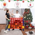 thumbnail image 2 of Costway Jumbo 4-to-Score 4 in A Row Giant Game Set Kids Adults Family Fun, 2 of 10