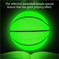 thumbnail image 3 of keepw Glowing Basketball Reflective Toy Green Balls Fine Good Night Fluorescence Workmanship Equipment Competition Gripping Sporting, 3 of 6