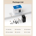 thumbnail image 2 of ORICO 2 Bay Hard Drive Enclosure USB C Plug and Play DAS Backup with 12V/4A Power Adapter Maximum 2*22TB Storage for Personal Local Database, 2 of 7