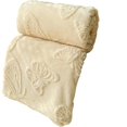 thumbnail image 1 of VogueV Couverture Jetée en Molleton Réversible - Douce Housse Multicolore pour Lit/canapé Beige, 1 of 8