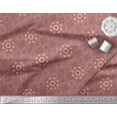 thumbnail image 3 of Soimoi Poly Georgette Fabric Damask & Argyle Geometric Print Fabric by The Yard 52 Inch Wide, 3 of 3
