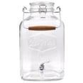 thumbnail image 1 of Home Trends Glass 2-Gallon Beverage Dispenser with Glass Clamp Lid, 1 of 4