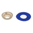 thumbnail image 3 of 10 Pcs Yeux 24 mm Yeux d'Artisanat Yeux Ronds pour Poupée avec Paillettes Non-Tissés et Rondelles pour Poupée Ours en Peluche, Marionnette Animale - Bleu Foncé, 3 of 8