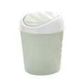 thumbnail image 1 of Qualitygoods Trash Can Mini Flip Lid Garbage Bin Desktop Bedside Plastic Waste Basket for Home Living Room, 1 of 9