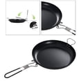 thumbnail image 2 of Camping Backpacking Cookware Non-Slip Iron Frying Frypan Lightweight 12'', 2 of 8