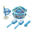 thumbnail image 2 of KTTECTOA Musical Toy Set Hand Pat Drum Rattle Trumpet Early Learning Percussion Instrument for Infants Safe ABS Plastic Newborn Gift for Boys and Girls Clearance Fidget Toys Canada Days, 2 of 6