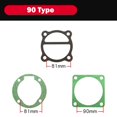 thumbnail image 1 of 3 in 1 Air Compressor Cylinder Head Base Valve Plate Gaskets Washers 51 65 80 90, 1 of 4