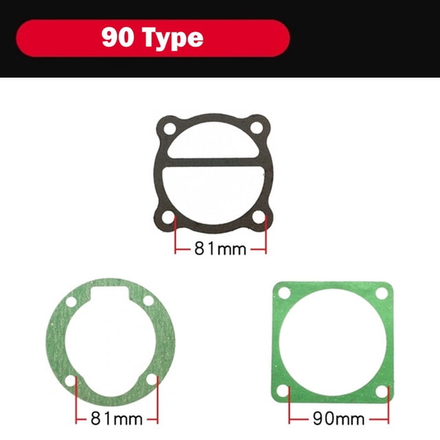 3 in 1 Air Compressor Cylinder Head Base Valve Plate Gaskets Washers 51 65 80 90