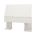 thumbnail image 3 of Nexera 4-Piece Bedroom Set With Bed Frame, Headboard, Nightstand & Dresser In Twin|White, 3 of 8