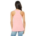 thumbnail image 2 of Bella Ladies Flowy Racerback Tank, L, Soft Pink, 2 of 3