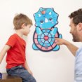 thumbnail image 3 of Cartoon Dart Board Games For Kids Board Games Reusable Children Kit With 3 Sticky Balls And Hook Classic Toys Set For Children Kid Type 2, 3 of 9