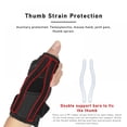thumbnail image 4 of Gloves Mittens Wrist Brace Thumb Brace Wrist Support Finger Splint Support Fixator Suitable Tendonitis Sprain Hand Support Lightweight And Breathable Gloves Mittens, 4 of 4