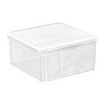 thumbnail image 2 of Organisateur Empilable pour Réfrigérateur, Contenant de Rangement Alimentaire Transparent avec Couvercle, Boîte à Collations pour Garde-Manger de Cuisine, Bac Refroidisseur Gain de Place, Organisation pour la Maison et le Bureau, 2 of 9
