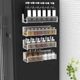 thumbnail image 1 of Magnetic Spice Storage Rack Organizer For Refrigerator And Oven, Black Fridge Organizers And Storage, 1 of 1
