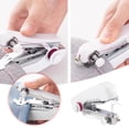 thumbnail image 2 of Mini Handheld Sewing Machine White Portable DIY for Travel and Home Use Beginner Friendly, 2 of 8