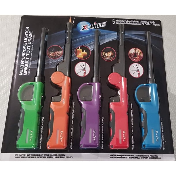 X-Lite Multi-Purpose Lighters - Pack of 5 [House & Home] - Walmart.ca