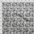 thumbnail image 3 of oneOone Polyester Lycra Fabric Leaves & Floral Ikat Decor Fabric Printed BTY 56 Inch Wide, 3 of 4