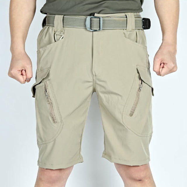 DPTALR Men's Summer Color Outdoors Casual Multi-pocket Sport Shorts Pants