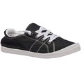 thumbnail image 2 of Dunes Sport Espadrilles en Toile pour Femmes Reesa, Noir, 6, 2 of 3