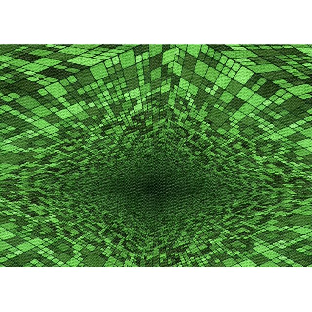 Ahgly Tapis Rectangulaire Lavable en Machine Intérieur Vert Émeraude Profond, 5 Pieds x 8 Pieds