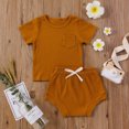 thumbnail image 2 of Birdeem Childrens Clothing New Summer Stripe T-Shirt Short Sleeve Shorts Two Piece Set Multi-Color Style, 2 of 9