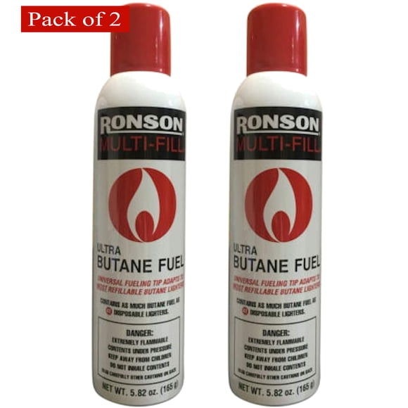 Ronson Multi-Fill Butane 165g (Pack of 2)