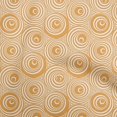 thumbnail image 1 of oneOone Polyester Spandex Dark Peach Fabric Geometric Line Art Circle Sewing Material Print Fabric By The Yard 56 Inch Wide, 1 of 4