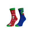 thumbnail image 1 of Snoopy Sleeping Wreath Woodstock Sleigh Straps 2 Pack Crew Socks, 1 of 1