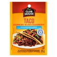 thumbnail image 1 of Club House, Dry Sauce/Seasoning/Marinade Mix, Taco, Less Salt, 1 of 7