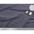 thumbnail image 2 of Soimoi Poly Georgette Fabric Square & Spiral Geometric Printed Craft Fabric by the Yard 52 Inch Wide, 2 of 3