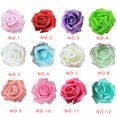 thumbnail image 3 of Langgg Pack of 50 Artificial Bionic Flowers PE Foam Simulation Roses Fake Flower Decorations Wedding Party Engagement Presents Red, 3 of 8