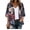 Navy, variant on Womens Cardigans Women's Floral Print Puff Sleeve Kimono Cardigan Loose Chiffon Cover Up Casual Blouse Tops on Clearance