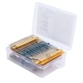 thumbnail image 2 of 640Pcs Résistance 64 Valeurs 1% Film Métallique 1 10m 1/6W Assortiment Kit Set Pack pour DIY, 2 of 14