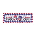 thumbnail image 2 of Independence Day Gnome Kitchen Window Valance Rod Pocket Polyester Curtain for Party and Home Decor, 2 of 6