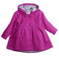 thumbnail image 3 of Baby Girl Autumn Winter Hooded Coat Outerwear Jacket, 3 of 4