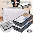 thumbnail image 2 of Agiferg 2x Handy Storage Bag Heavy Duty Under-bed Storage Box Quilt Storage, 2 of 2