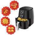thumbnail image 2 of Iumwxz Gadgets de Cuisine Plateau de Cuisson Réutilisable pour Friteuse à Gaz Tapis de Plateau de Friteuse en Forme de Fleur Ensemble d'Ustensiles de Cuisine Gel de Silice Rouge Soldes de Liquidation, 2 of 6