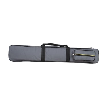 Lipstore Billiard Cue Case 1/2 Snooker Billiard Cue Case Easy to Carry Pool Cue Pouch Blue Gray