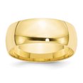 thumbnail image 1 of 10K Yellow Gold 8mm Light Weight Comfort Fit Band Size 9, 1 of 3