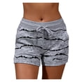 thumbnail image 2 of Women Soft And Comfy Activewear Lounge Shorts With Pockets And  Drawstring, 2 of 7