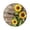 A, variant on 30cm European Retro Rustic Sunflower Wall Clock Home Living Room Decoration Wall Clock