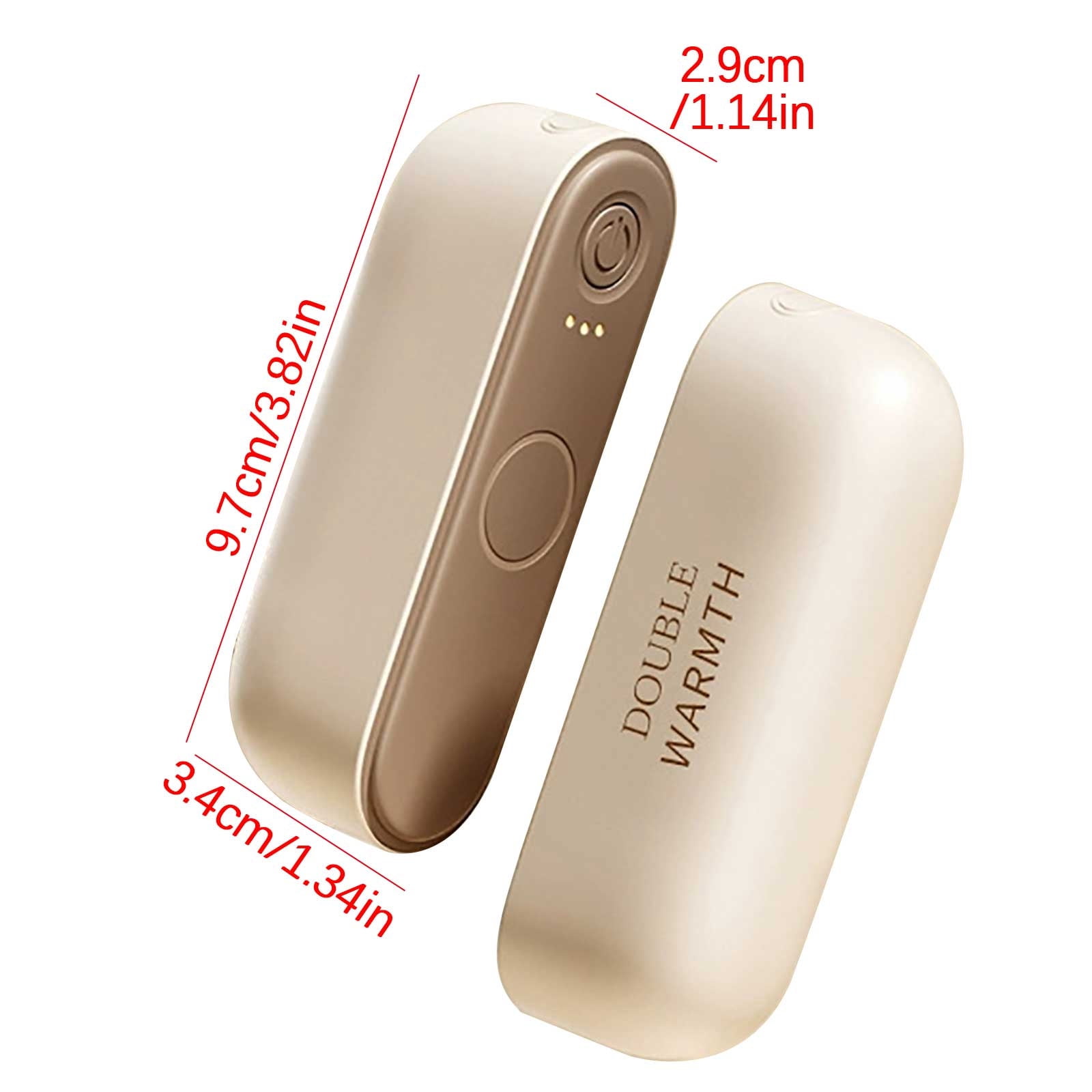 Rechargeable Hand Warmer 2 Pack – Magnetic Detachable Mini Portable USB ...