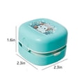 thumbnail image 3 of PRETXORVE Desk Vacuum, Mini Desktop Vacuum with USB Charging Crumb Vacuum Saving, Portable Desktop Sweeper Handheld Cleaning for Keyboard, 3 of 9