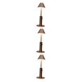 thumbnail image 2 of Baohd Dimmable Bedside Table Lamp Elegant Bar Decor Battery Powered Umbrella Bronze 3Set, 2 of 6