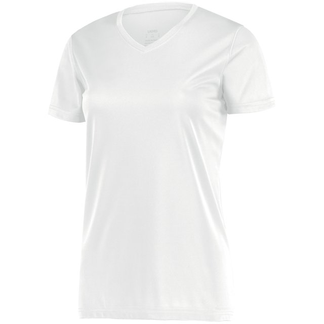 Augusta Sportswear T-Shirt Évacuant l'Humidité pour Femmes, TP, Blanc