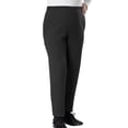 thumbnail image 1 of Silverts Women Track Open Side Pant, 2XL Plus Size, Black, 1 of 2