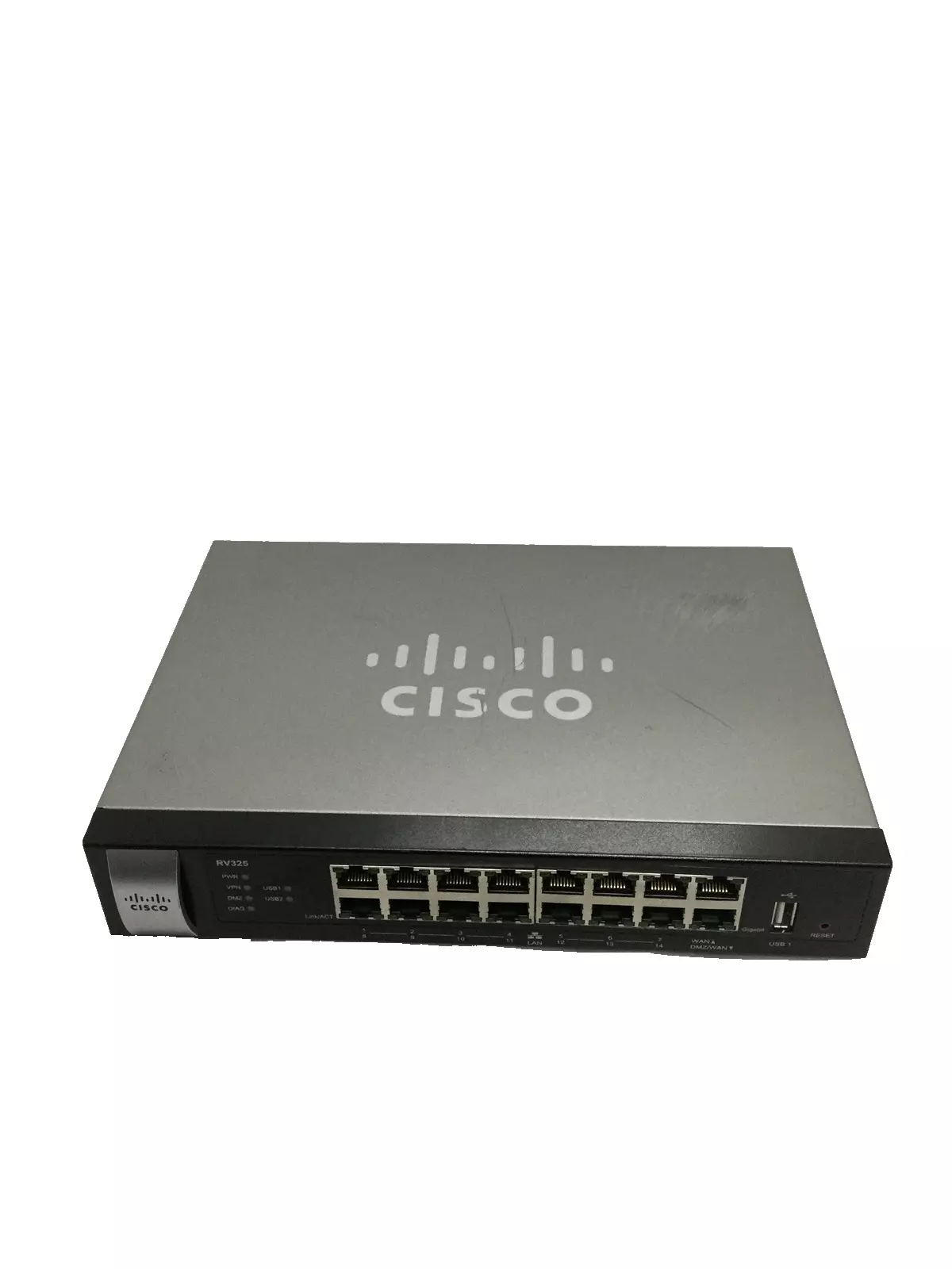 USED Cisco RV325-K9 16-port Gigabit Dual WAN VPN Router .