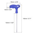 thumbnail image 2 of Unique Bargains 4mm Ball End Hex Key T-Handle Wrench Spanner, Metric CR-V Steel, 2 of 5