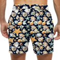 thumbnail image 4 of Kakii Men's Swim Trunks Hawaiian Bathing Mesh Lining Suit Swimsuits Beach Shorts with Pockets, 4 of 6